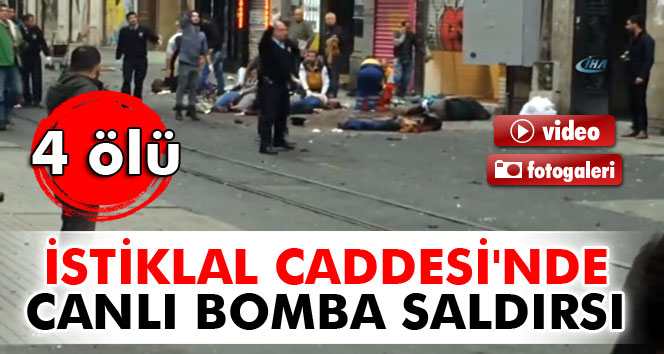 SON DAKİKA İstiklal Caddesi'nde Patlama!