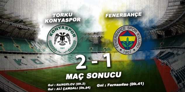 DAKİKA 90 TORKU KONYASPOR 2 - FENERBAHÇE 1