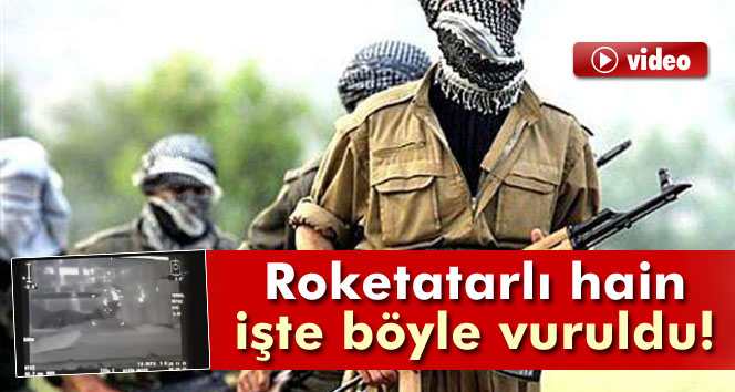 PKK'nın Roketatarlı Teröristi Kaçamadı!