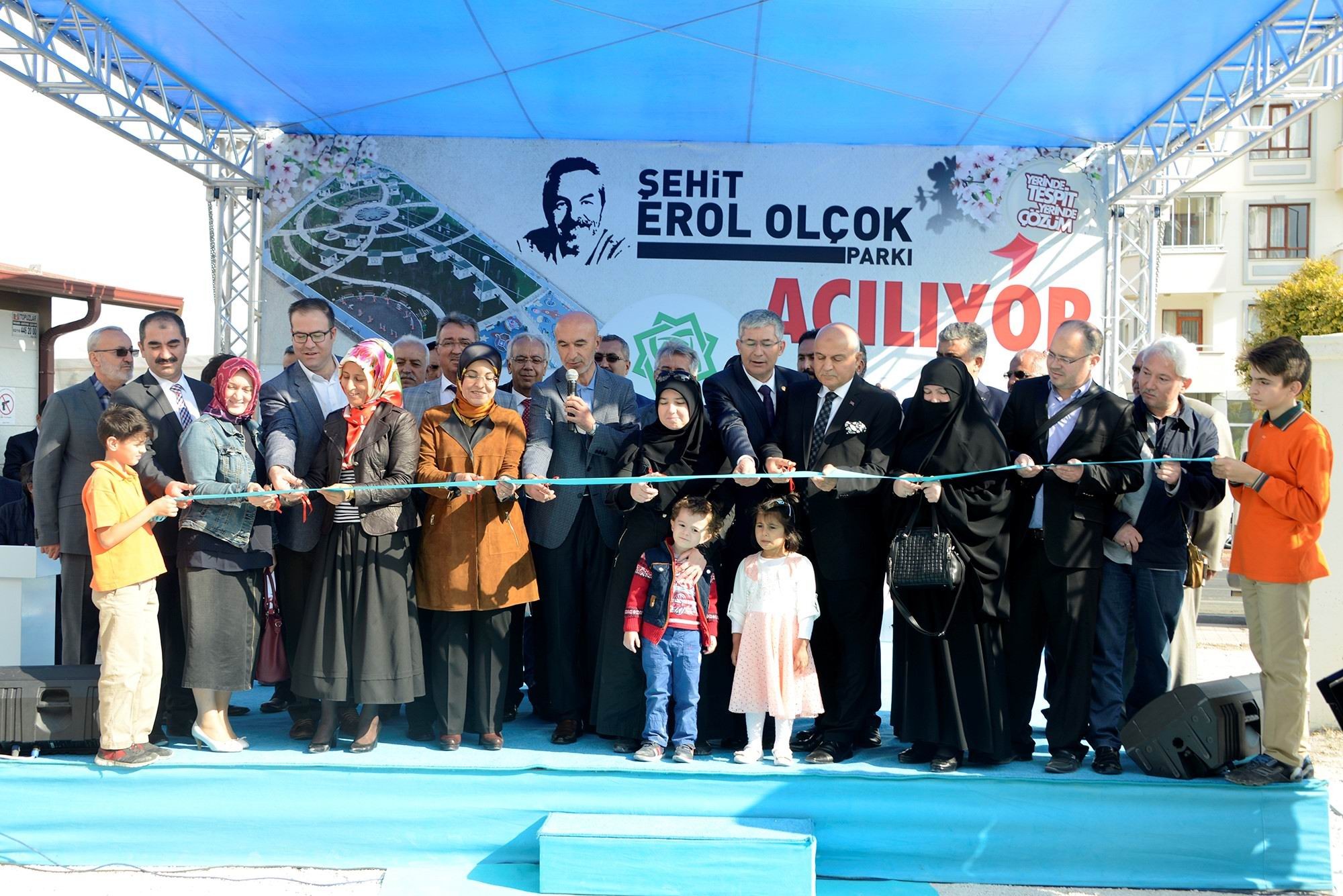 Şehit Erol Olçok Parkı hizmete açıldı