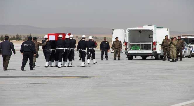 Karamanlı Şehidin Cenazesi Konya'ya Getirildi