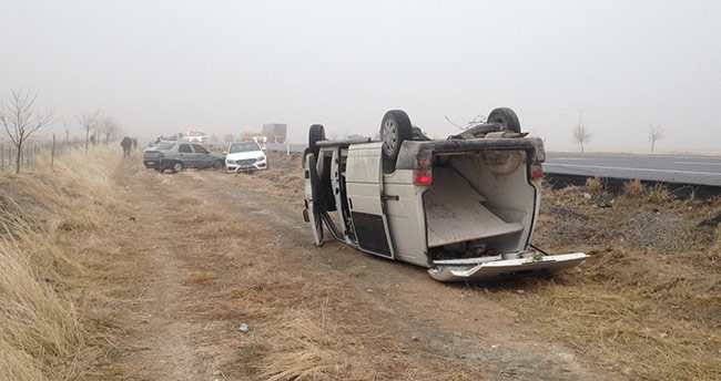 Konya’da Zincirleme Trafik Kazası 15 yaralı