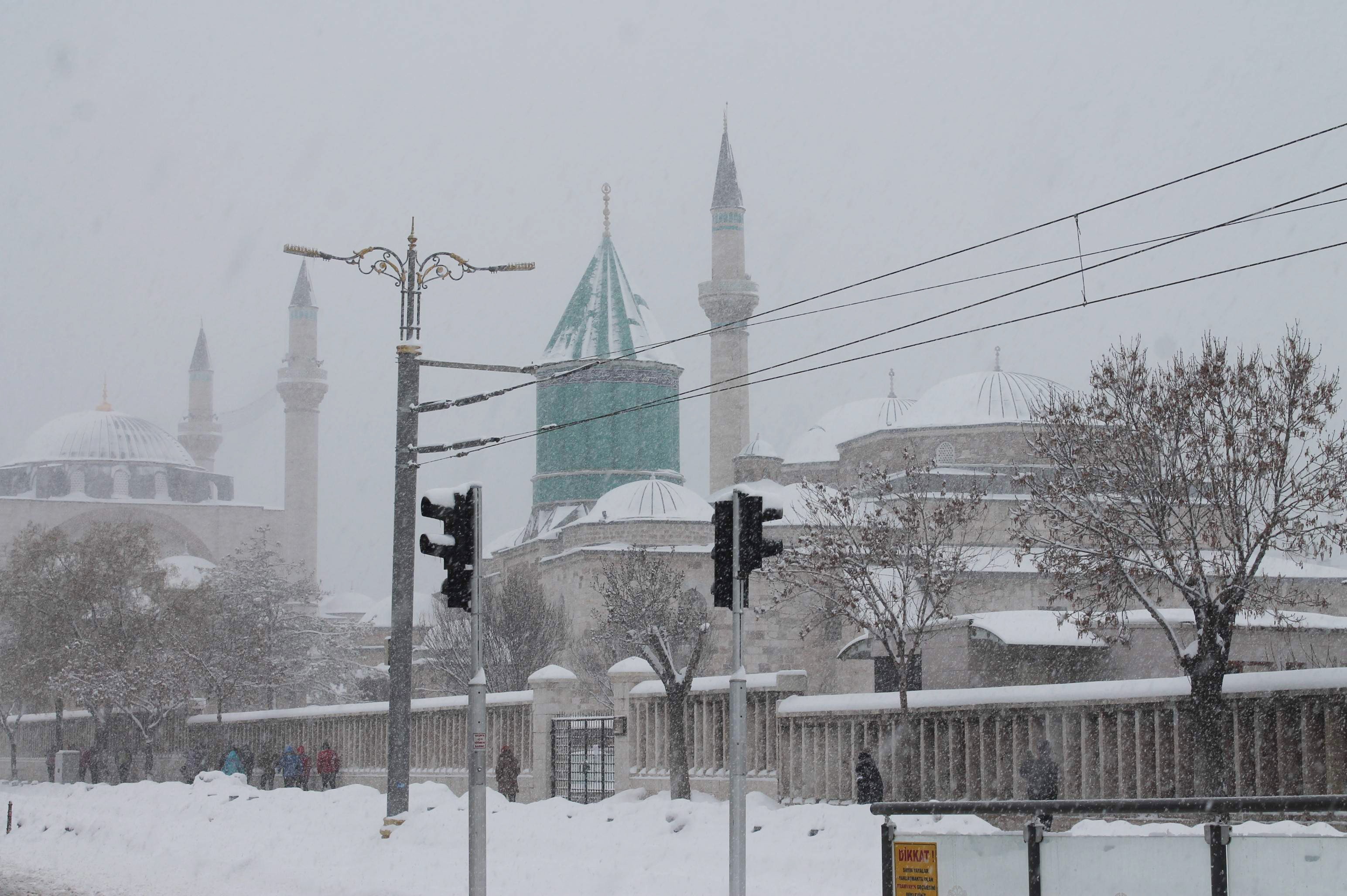 Konya'da okullara kar tatili