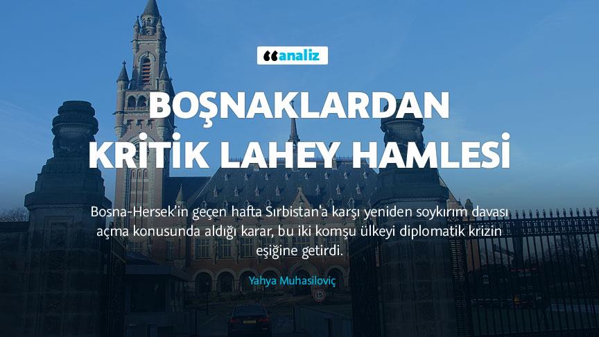 Boşnaklardan kritik Lahey hamlesi