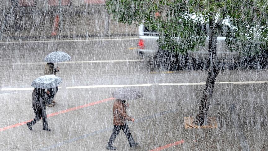 Meteorolojiden sağanak uyarısı