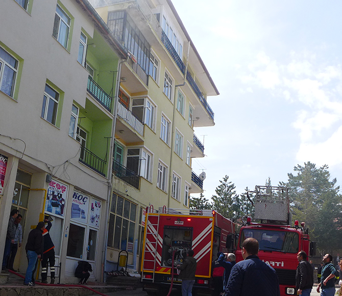 Seydişehir'de yangın