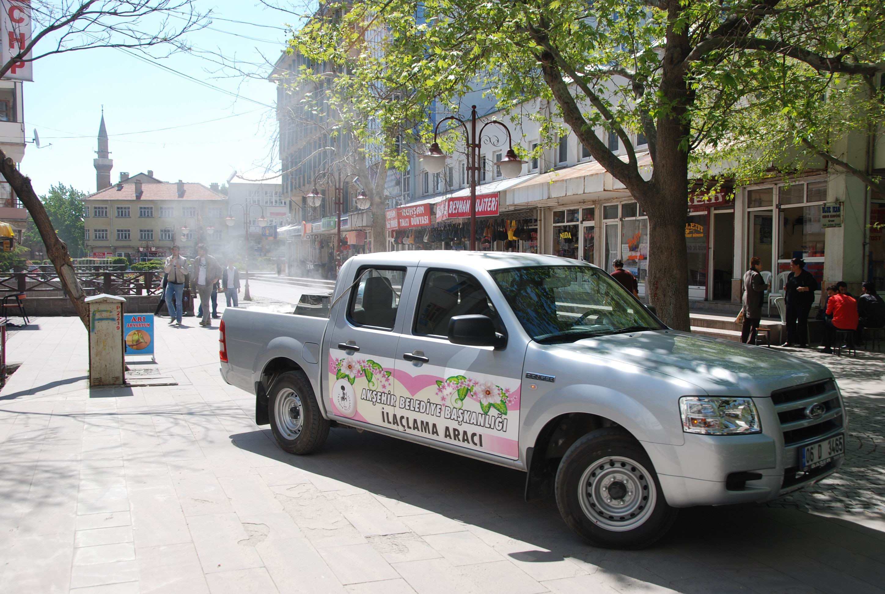 Akşehir’de Haşereyle Mücadele Çalışmaları Sürüyor