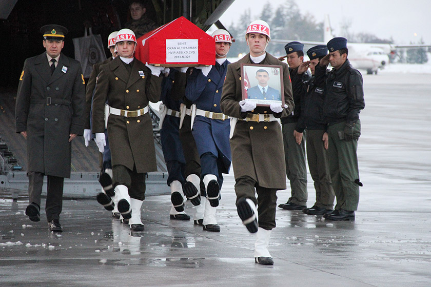 Şehit Astsubay Altıparmak'ın cenazesi memleketi Konya'da