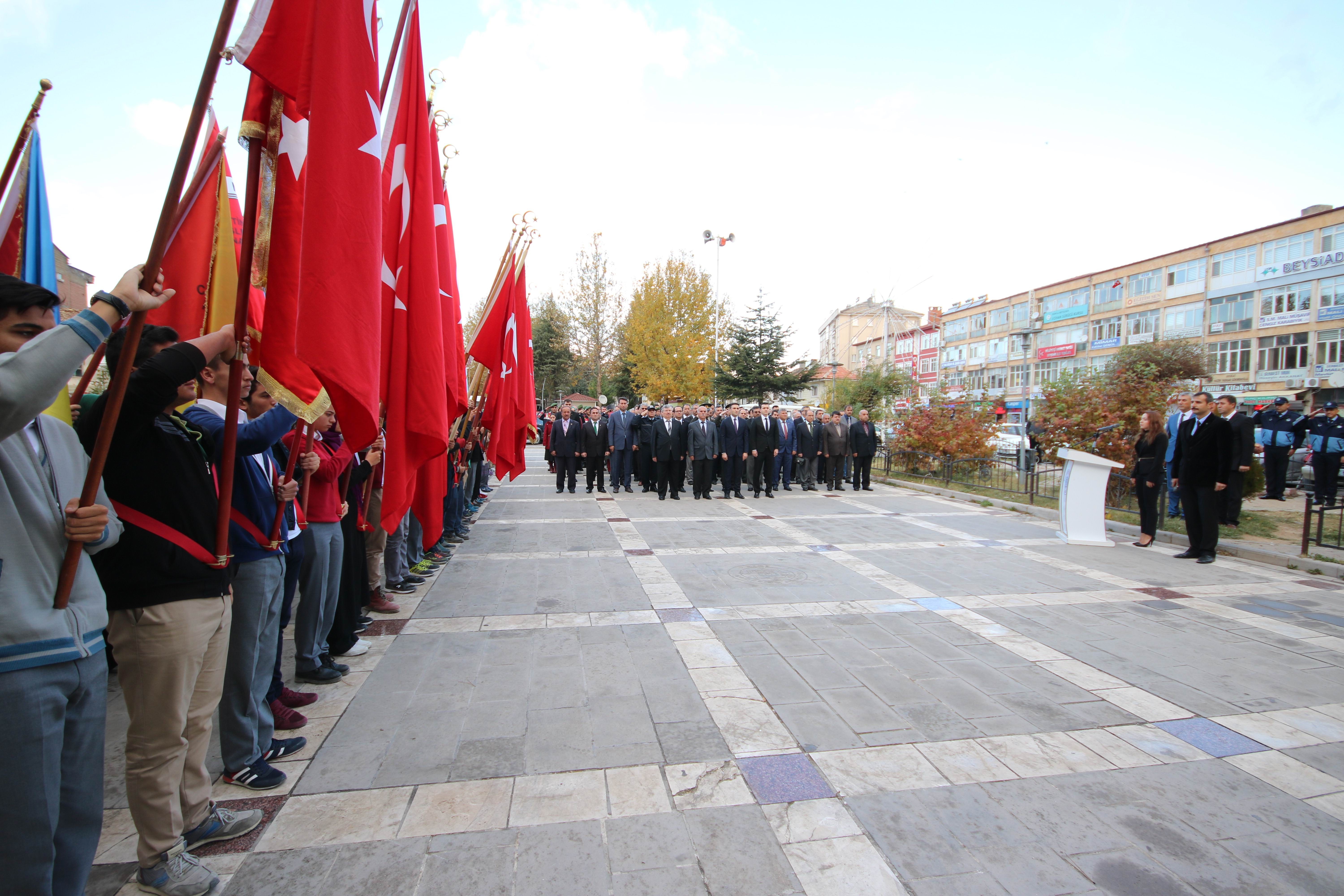 Atatürk Beyşehir’de ölümünün 78. yıldönümünde anıldı