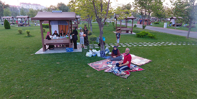 Şehir Parkı’nda ziyaretçi rekoru