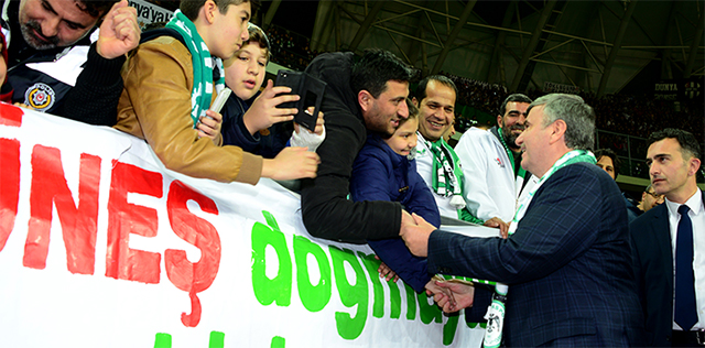 Konyaspor’dan Akyürek’e tebrik