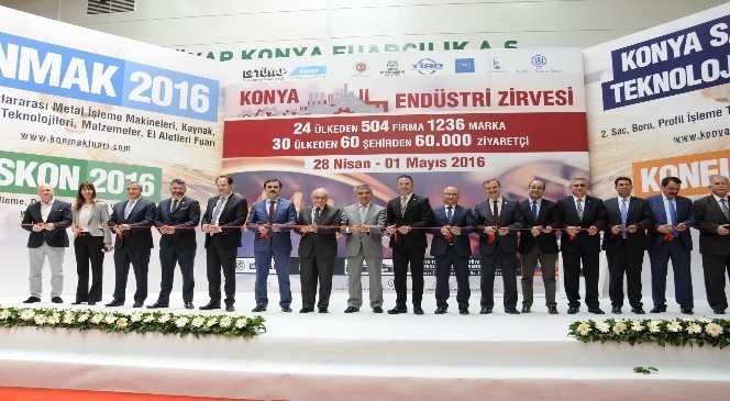 Konya Makine Fuarı Törenle Açıldı