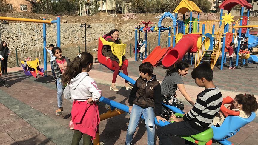 Şemdinli'de çocuklar için park ve oyun alanı