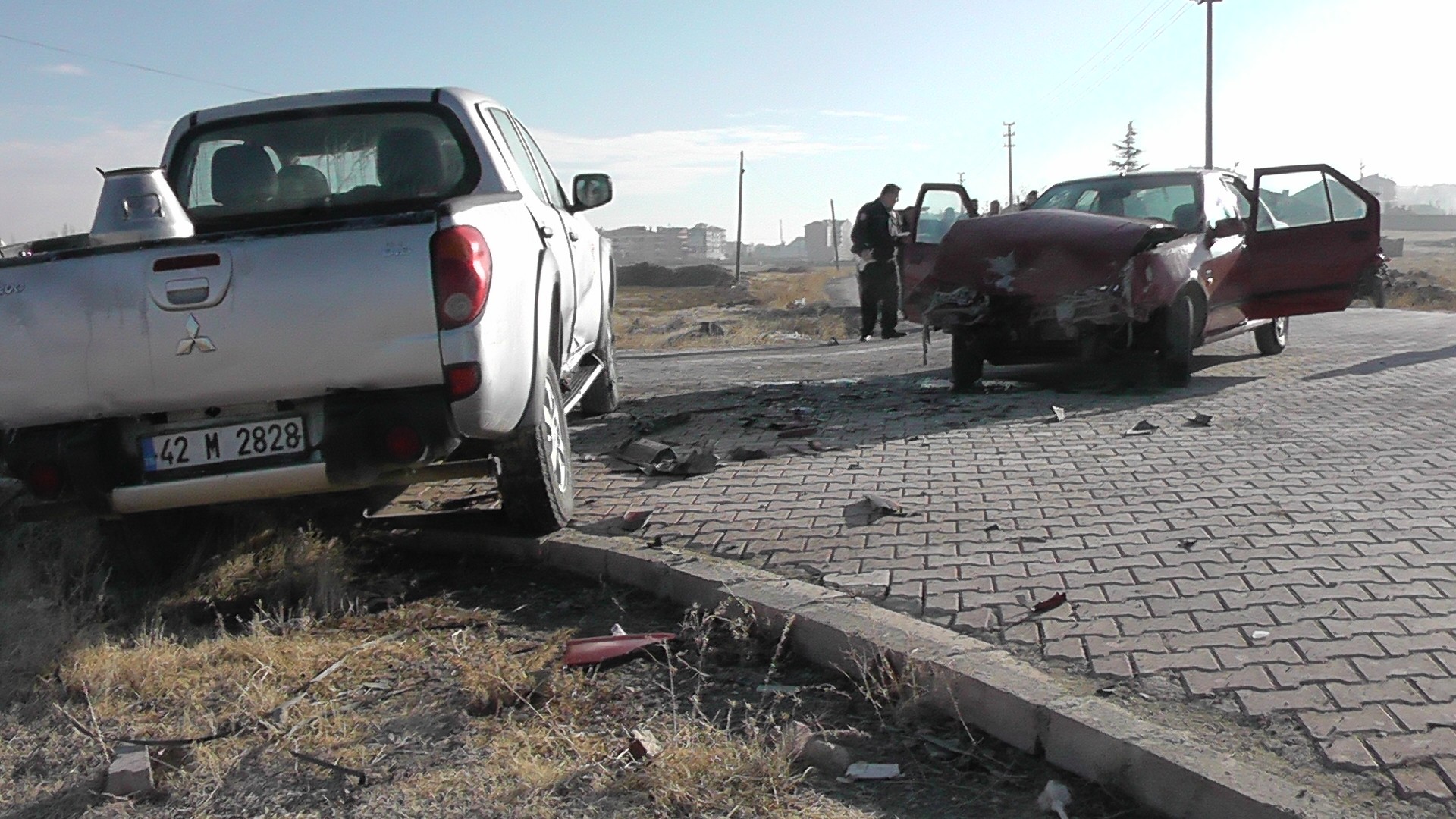 Kulu’da trafik kazası: 1 yaralı