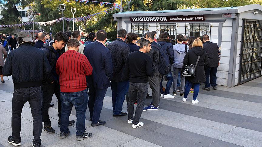 Trabzonspor-Galatasaray maçına yoğun ilgi