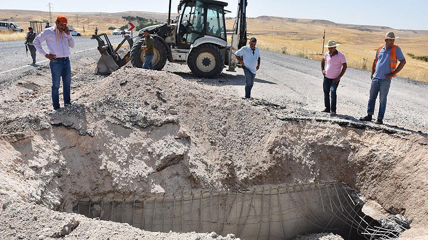 Diyarbakır'da yola tuzaklanan patlayıcı imha edildi