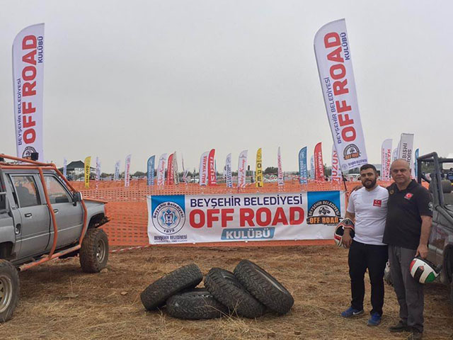 Beyşehir Belediyesporlu off-road pilotunun ikincilik başarısı