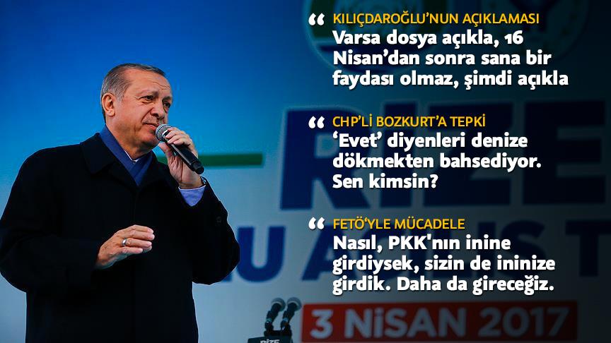 Erdoğan'dan Kılıçdaroğlu'na 'kontrollü darbe' yanıtı