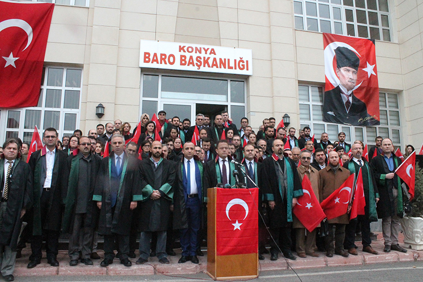 Konya Barosu terörü lanetledi