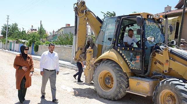 Hastane yolları düzenleniyor