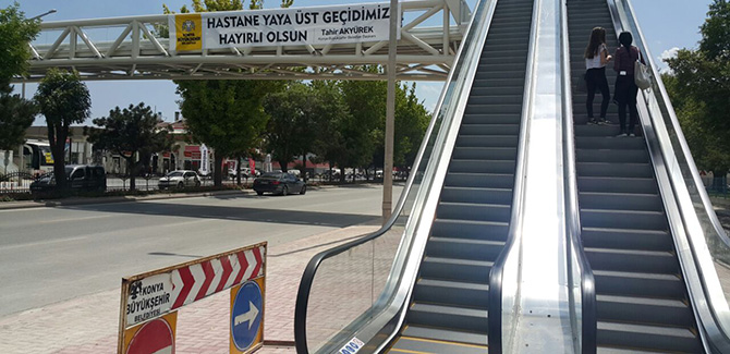 ‘O’ üst geçit hizmete girdi