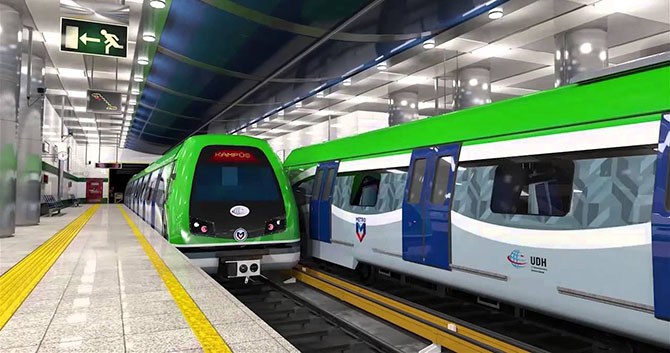 Metro geliyor