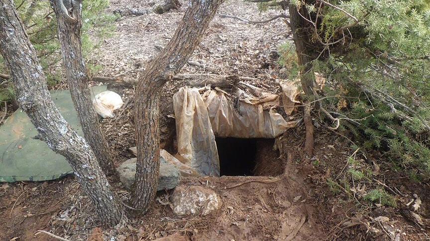 Bingöl'de terör örgütü PKK'nın 5 odalı sığınağı imha edildi