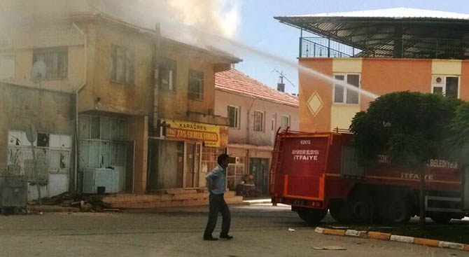 Seydişehir'de ekmek fırınında yangın