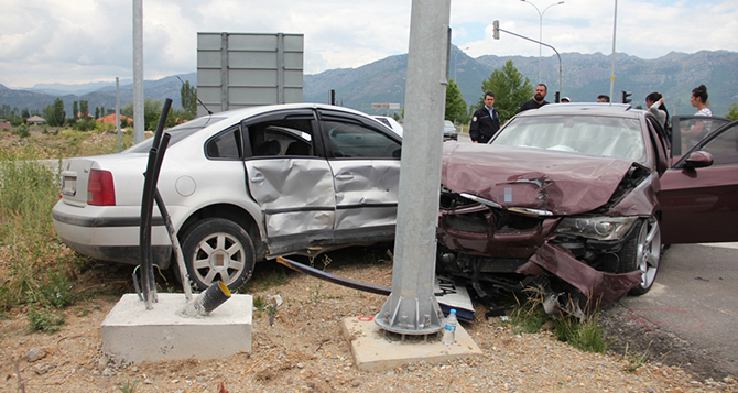 Seydişehir’de trafik kazası: 1 yaralı