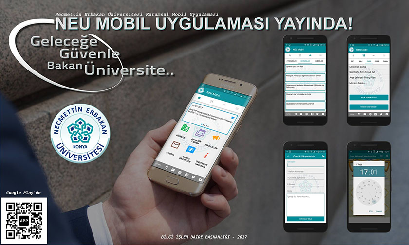 Necmettin Erbakan Üniversitesi’nin Mobil Uygulaması yayında