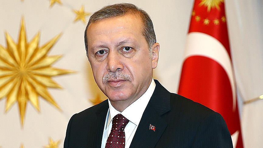 Cumhurbaşkanı Erdoğan'dan şehit ailelerine başsağlığı