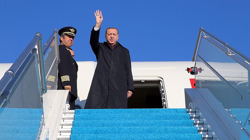 Erdoğan, Ukrayna'ya gitti