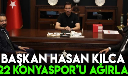 Başkan Kılca 1922 Konyaspor'u ağırladı