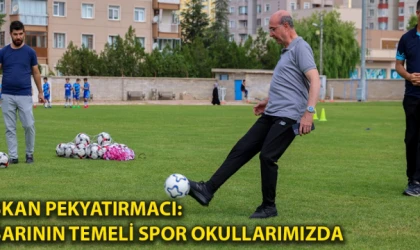 Başkan Pekyatırmacı: Başarının temeli spor okullarımızda