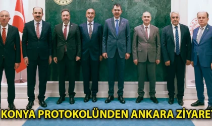 Konya protokolünden Ankara ziyareti