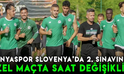 Konyaspor Slovenya'da kozlarını paylaşacak! Özel maçta saat değişikliği!