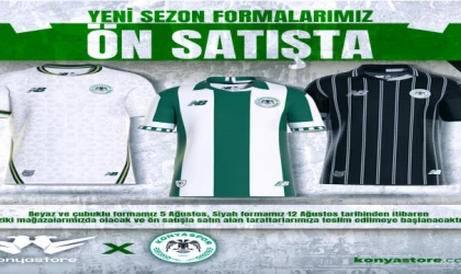 Konyaspor yeni sezon formalarını tanıttı