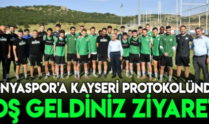 Konyaspor'a Kayseri protokolünden hoş geldiniz ziyareti!