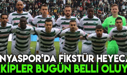 Konyaspor'da fikstür heyecanı! Rakipler bugün belli oluyor