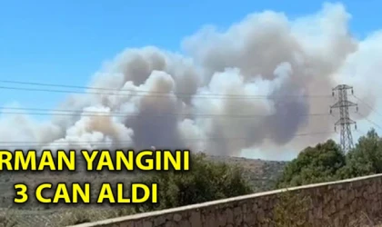 Orman yangını 3 can aldı