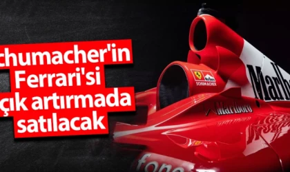 Schumacher'in Ferrari'si açık artırmada satılacak