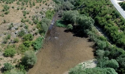 Teke Deresi'ni susuz kaldı