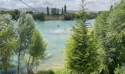 Turistlere bayramhacılı gölünde aktiviteler