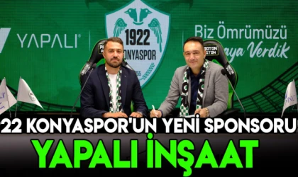 1922 Konyaspor'un yeni sponsoru: Yapalı İnşaat