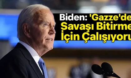 Biden'dan "Gazze'deki savaşı bitirmek için çalışıyoruz" mesajı