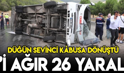 Düğün sevinci kâbusa dönüştü: 26 yaralı!