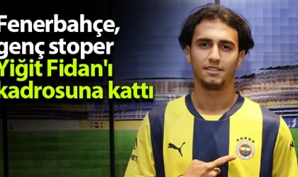 Fenerbahçe, genç stoper Yiğit Fidan'ı kadrosuna kattı