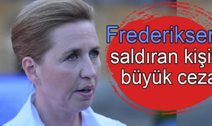 Frederiksen'e saldıran kişiye büyük ceza