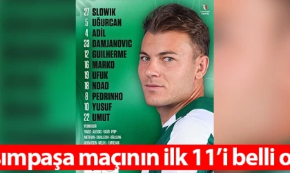 Kasımpaşa maçının ilk 11’i belli oldu