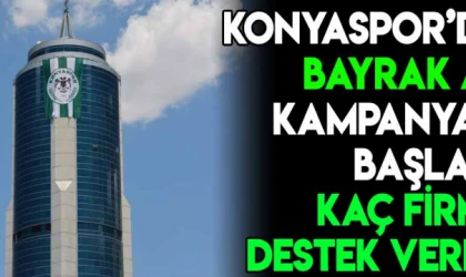 Konyaspor'da 'bayrak as' kampanyası başladı! Kaç firma destek verdi?